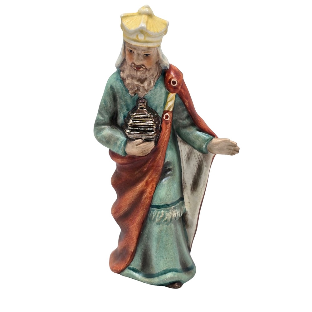 Goebel Sacrart King WiseMan Figurine HX 281 E Nativity W Germany Vintage 1958